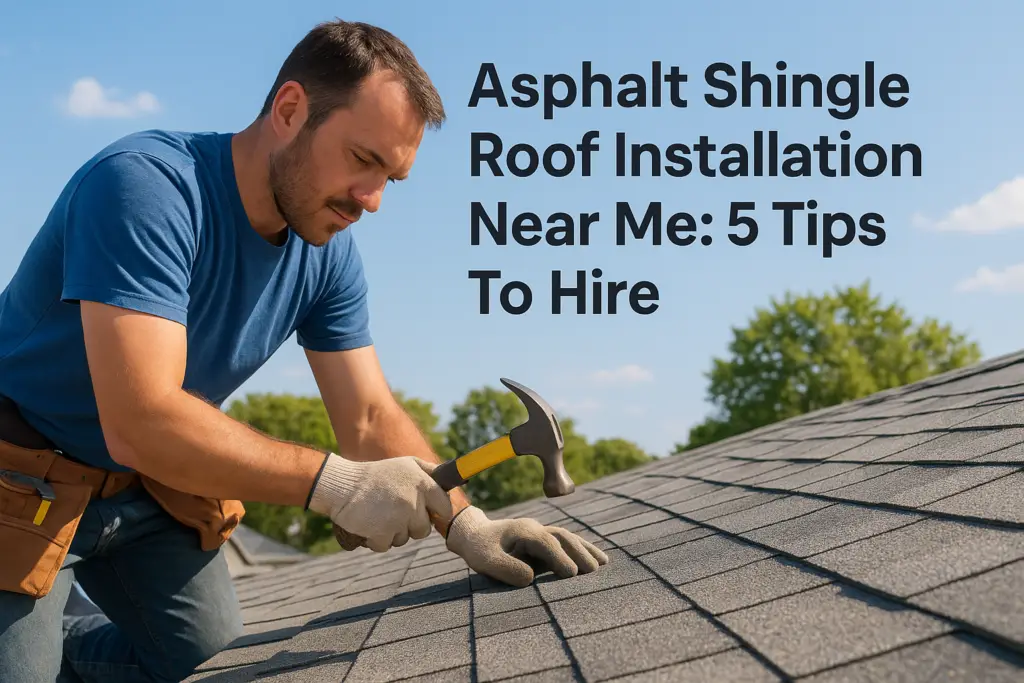 Asphalt Shingle Roof Installation Near Me: 5 Tips To Hire