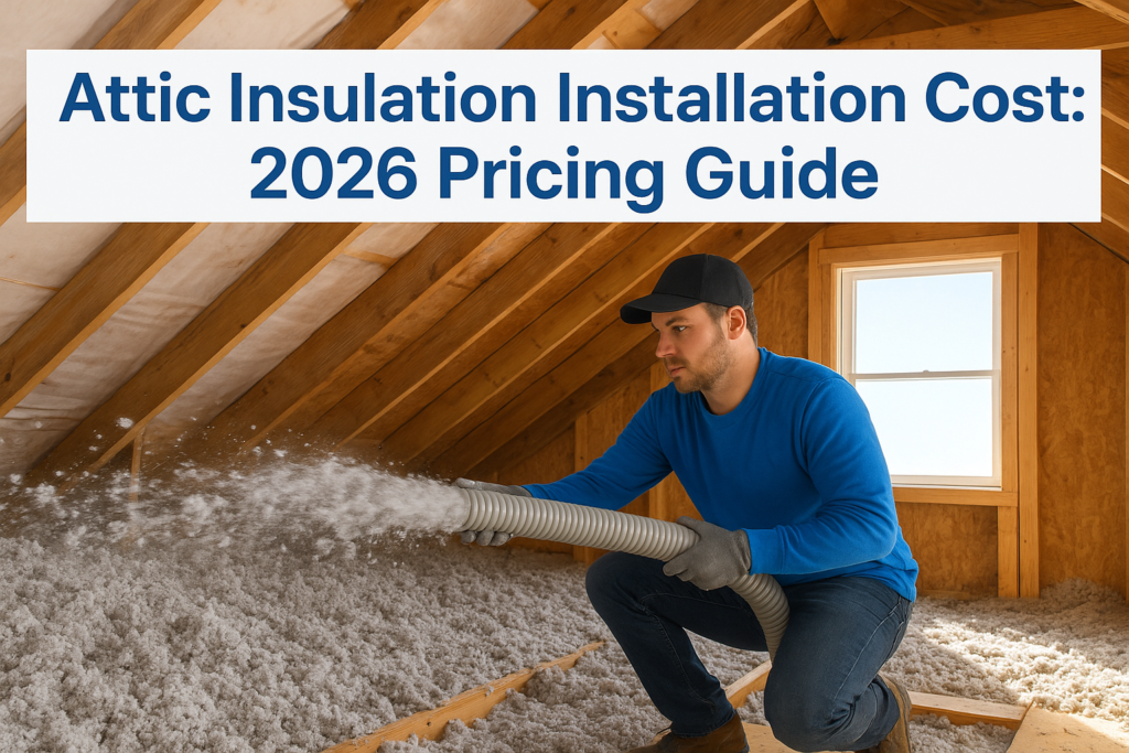 Attic Insulation Installation Cost: 2026 Pricing Guide