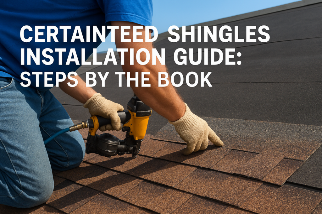 CertainTeed Shingles Installation Guide: Steps By the Book