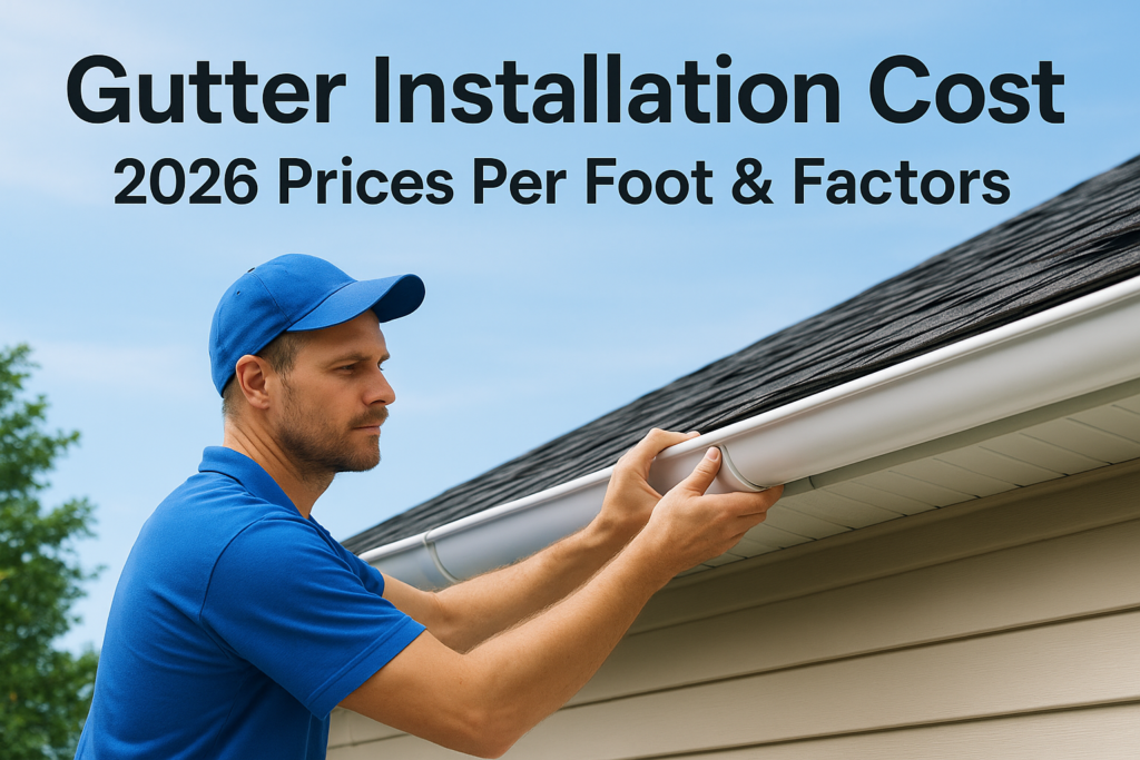 Gutter Installation Cost: 2026 Prices Per Foot & Factors