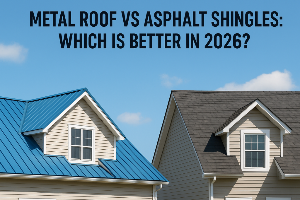 Metal Roof vs Asphalt Shingles: Which Is Better In 2026?