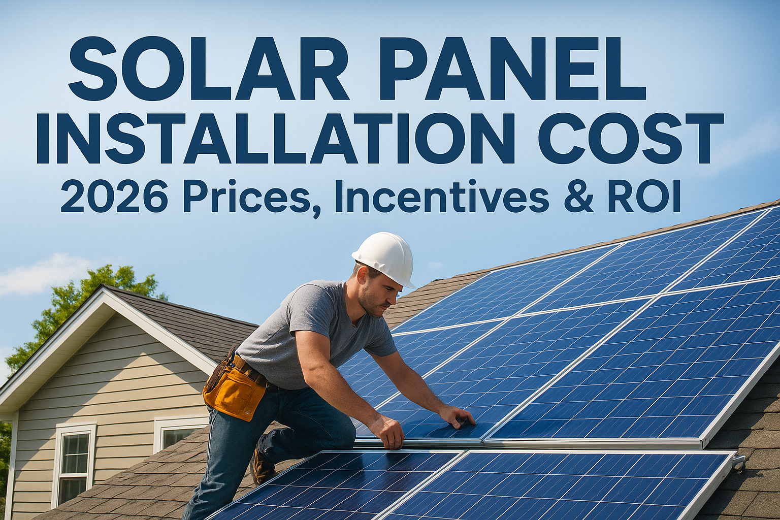 Solar Panel Installation Cost: 2026 Prices, Incentives & ROI ...