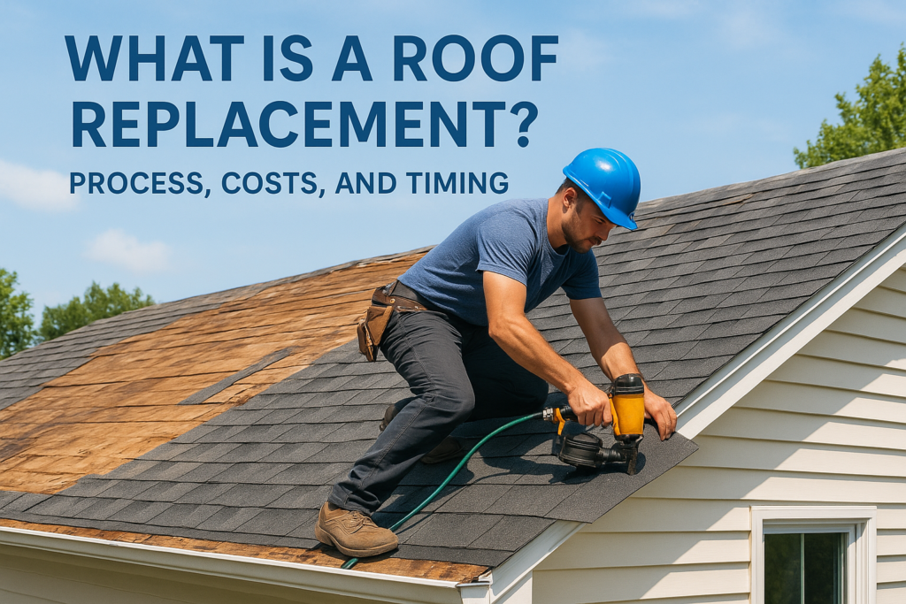 What Is A Roof Replacement? Process, Costs, And Timing