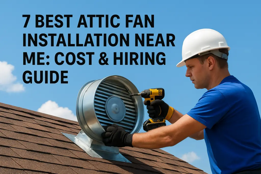 7 Best Attic Fan Installation Near Me: Cost & Hiring Guide