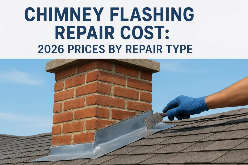 Chimney Flashing Repair Cost: 2026 Prices By Repair Type