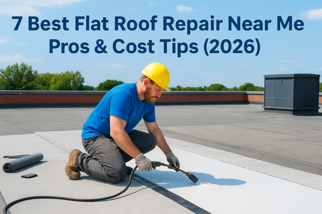 7 Best Flat Roof Repair Near Me Pros & Cost Tips (2026)
