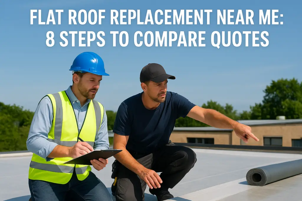 Flat Roof Replacement Near Me: 8 Steps To Compare Quotes