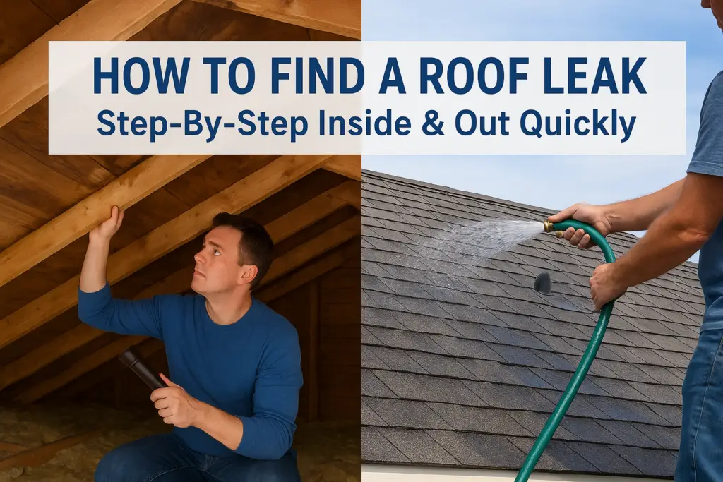 How To Find A Roof Leak: Step-By-Step Inside & Out Quickly