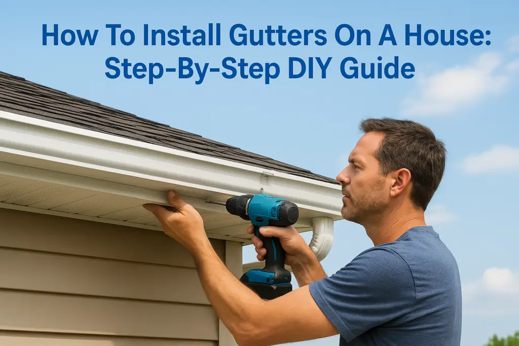 How To Install Gutters On A House: Step-By-Step DIY Guide