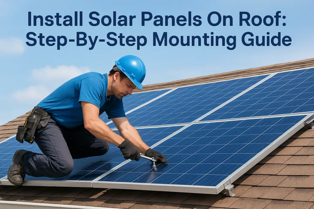 Install Solar Panels On Roof: Step-By-Step Mounting Guide
