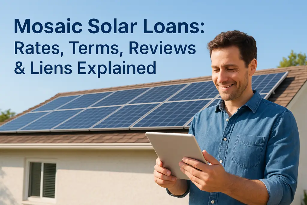 Mosaic Solar Loans: Rates, Terms, Reviews & Liens Explained