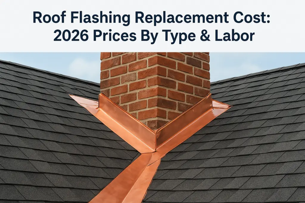 Roof Flashing Replacement Cost: 2026 Prices By Type & Labor