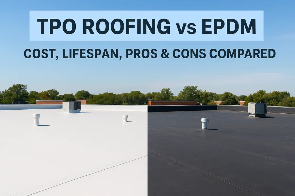 TPO Roofing vs EPDM: Cost, Lifespan, Pros & Cons Compared