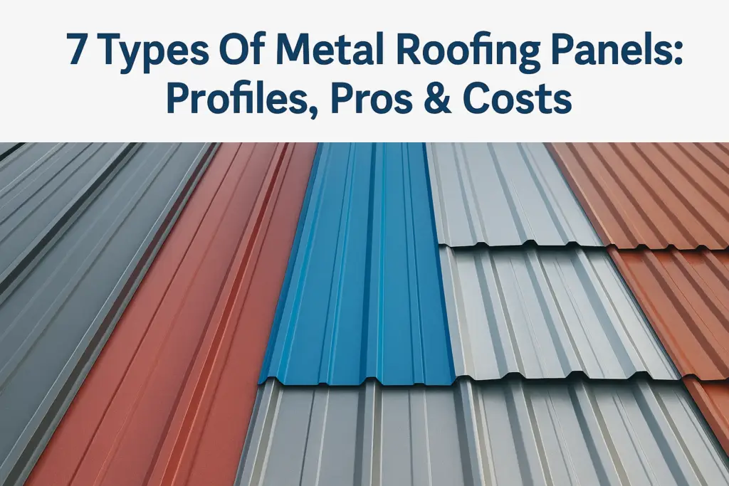 7 Types Of Metal Roofing Panels: Profiles, Pros & Costs