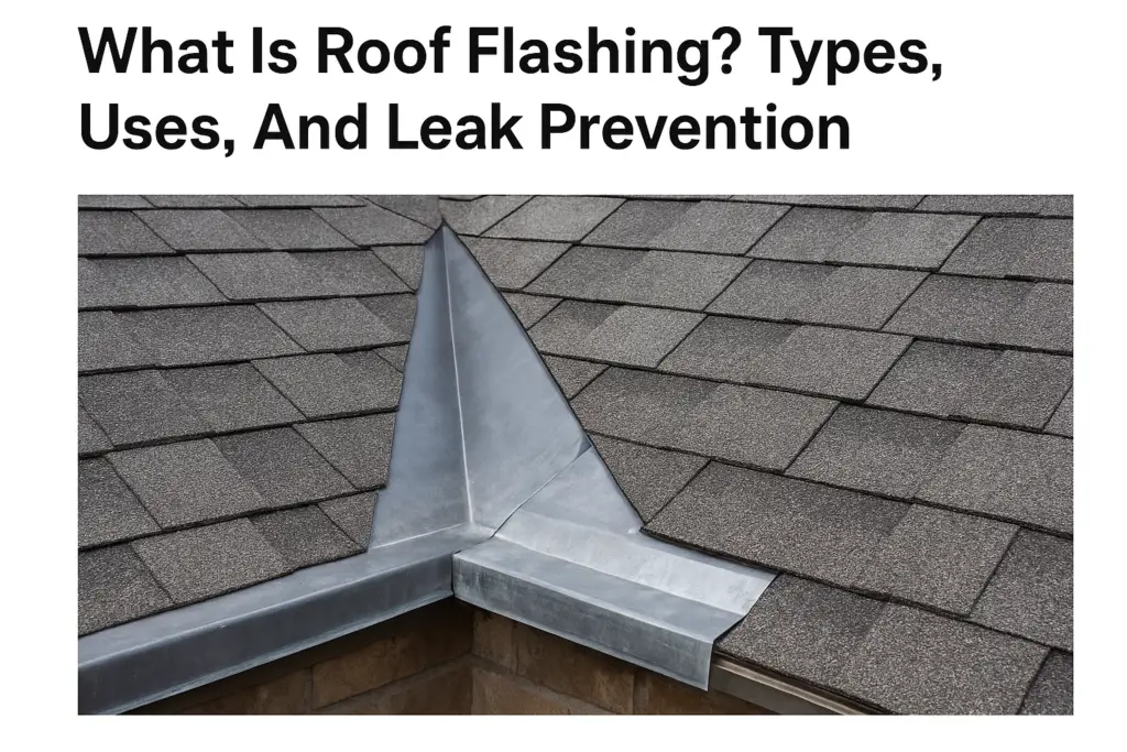 What Is Roof Flashing? Types, Uses, And Leak Prevention
