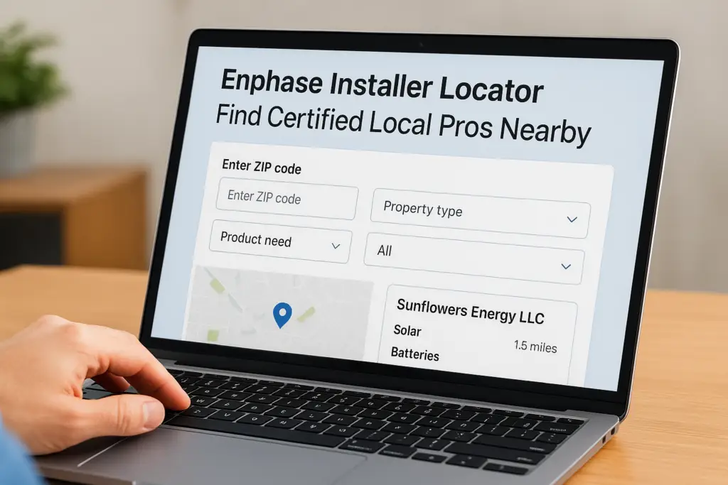 Enphase Installer Locator: Find Certified Local Pros Nearby