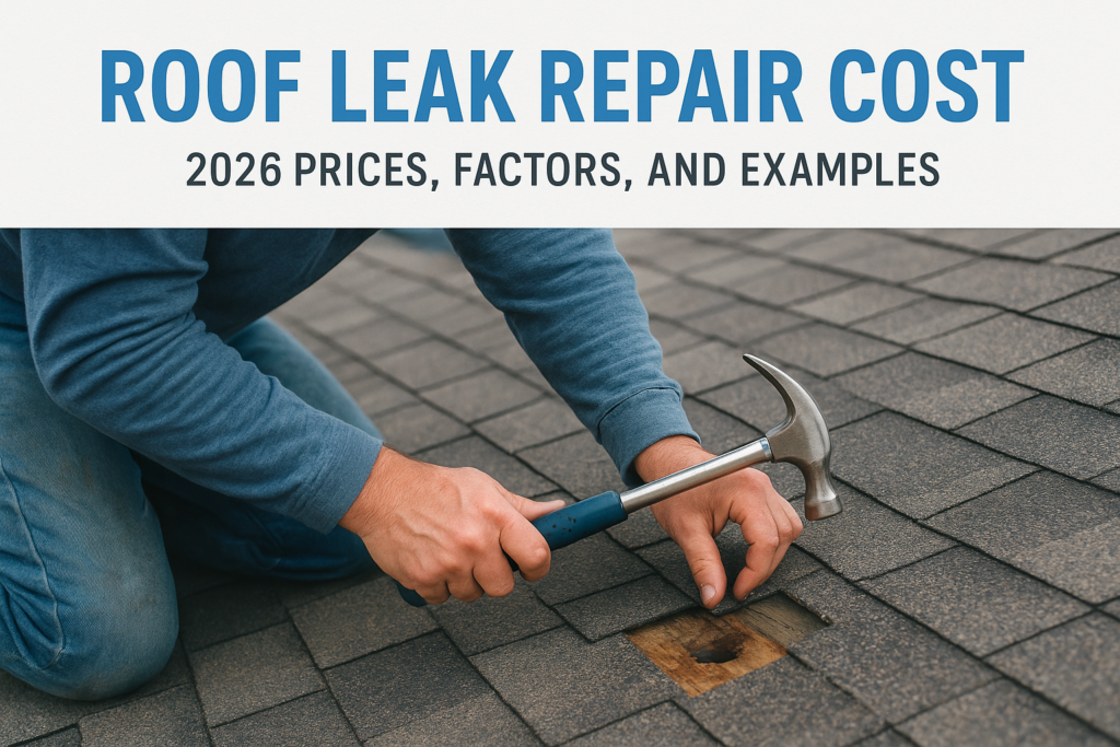 Roof Leak Repair Cost: 2026 Prices, Factors, And Examples