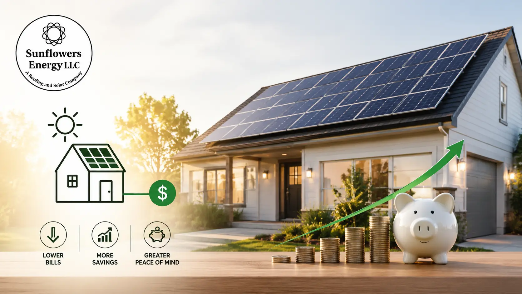 Solar energy savings for a brighter future