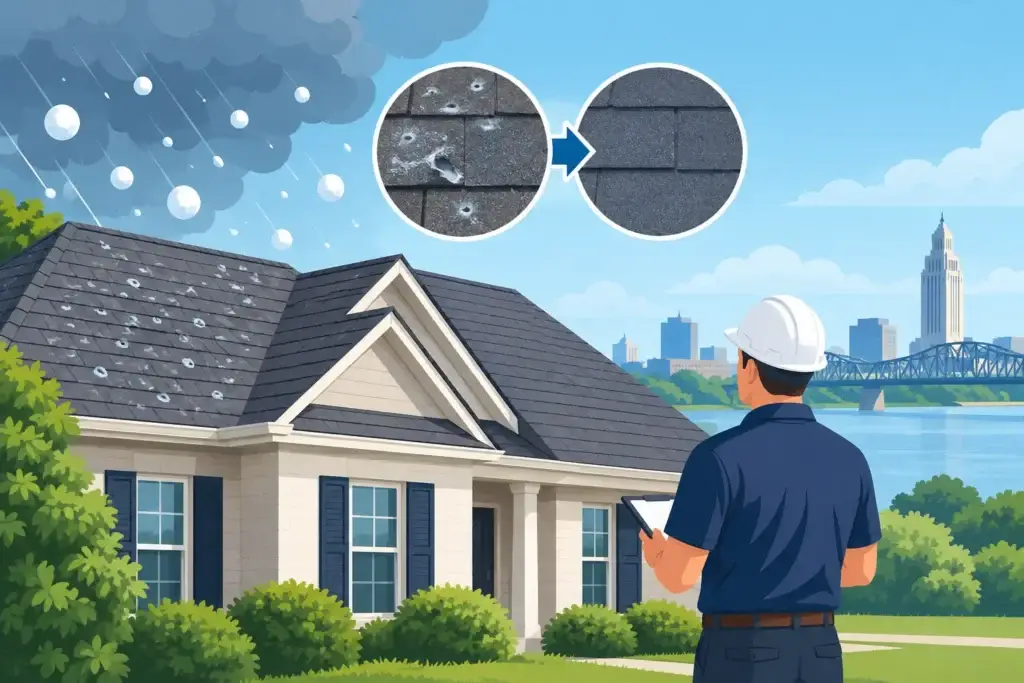 Hail Damage Repair Baton Rouge Homeowners Need