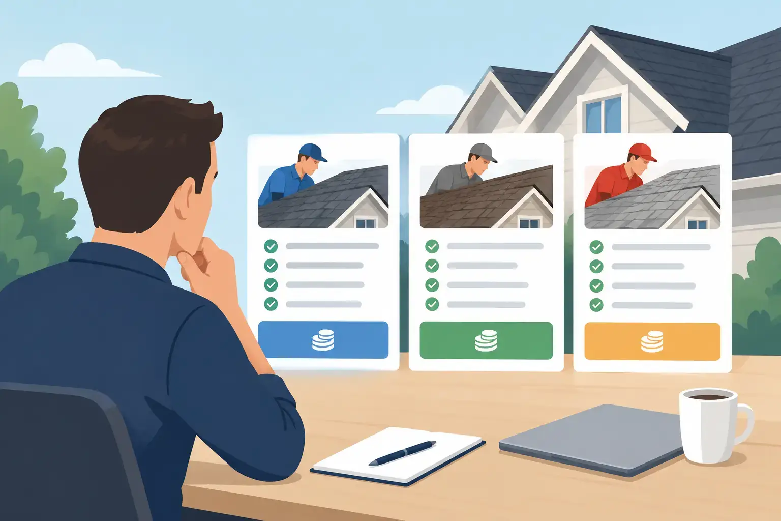 Roofing Contractor Quote Comparison Made Clear