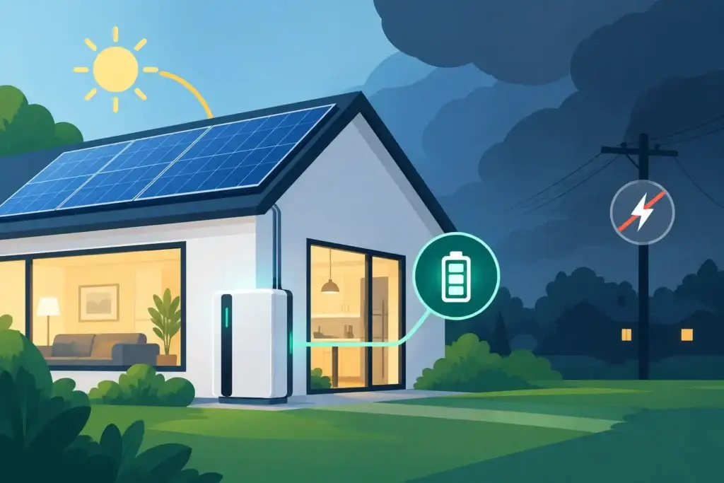 Solar Battery Backup for Outages: Right-Size It